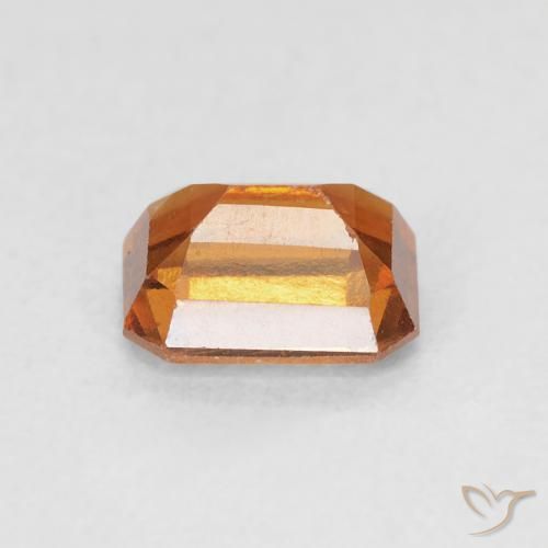 Granato hessonite Marrone arancio naturale da 1.20 ct, Ottagonale / Taglio smeraldo, VS-SI