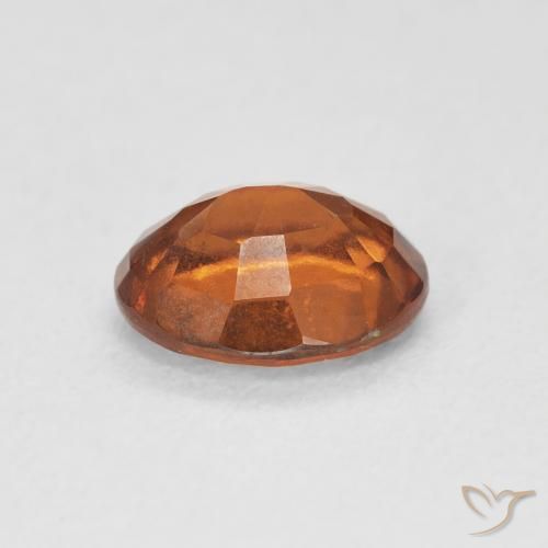 Granato hessonite Medium Dark-Orange naturale da 1.77 ct, Ovale, VS
