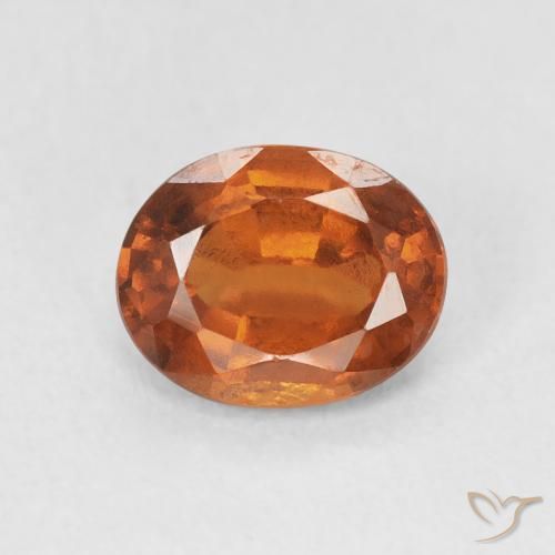 1.83ct Naturale Medium Dark-Orange Granato hessonite, Ovale, VS