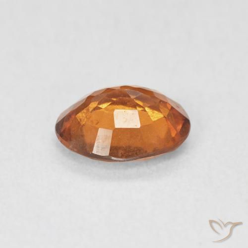 Granato hessonite Medium Dark-Orange naturale da 1.36 ct, Ovale, VS