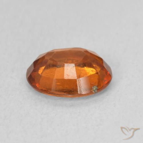 Granato hessonite Medium Dark-Orange naturale da 1.15 ct, Ovale, VS-SI