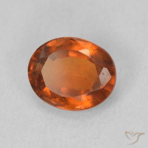 Granato hessonite Arancione Ambra naturale da 1.82 ct, Ovale, VS-SI