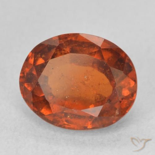 Granato hessonite Arancio Medio naturale da 2.59 ct, Ovale, VS-SI