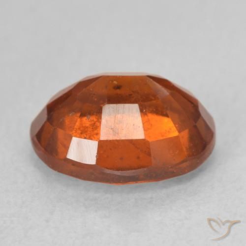 Granato hessonite Arancio Medio naturale da 2.59 ct, Ovale, VS-SI