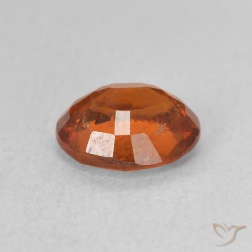 Granato hessonite Arancione rossastra naturale da 1.65 ct, Ovale, VS-SI