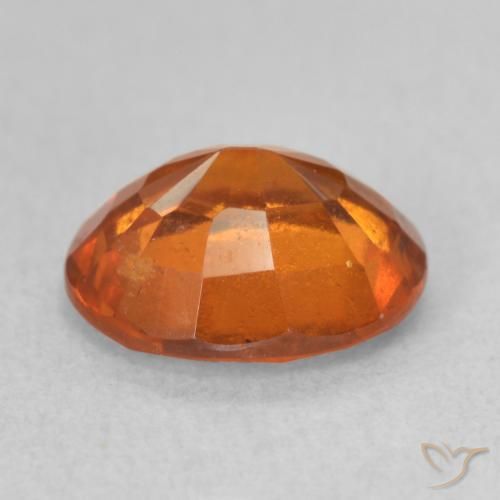 Granato hessonite Arancione rossastra naturale da 2.23 ct, Ovale, VS-SI