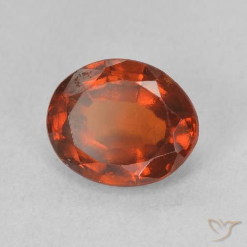 Granato hessonite Arancia Fuoco naturale da 1.99 ct, Ovale, VS-SI