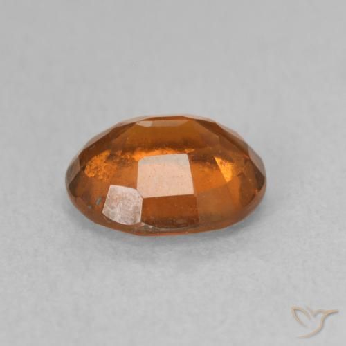 Granato hessonite Arancione Ambra naturale da 1.78 ct, Ovale, VS-SI
