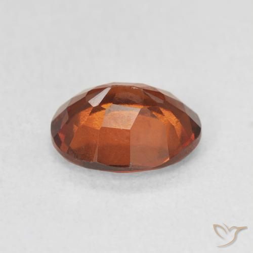 Granato hessonite Arancione scuro naturale da 1.81 ct, Ovale, VS