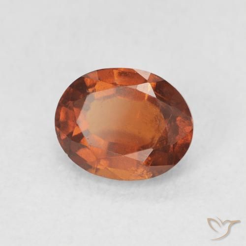 Granato hessonite Arancione Ambra naturale da 1.39 ct, Ovale, VS