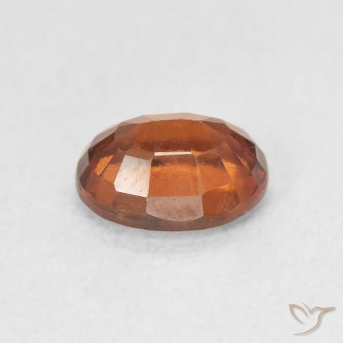 Granato hessonite Arancione Ambra naturale da 1.39 ct, Ovale, VS