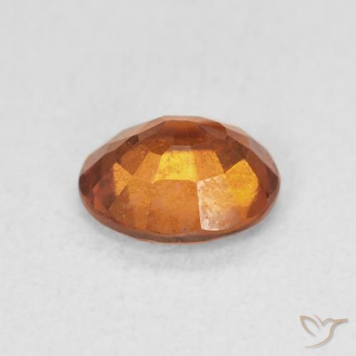 Granato hessonite Medium Dark-Orange naturale da 1.33 ct, Ovale, VS