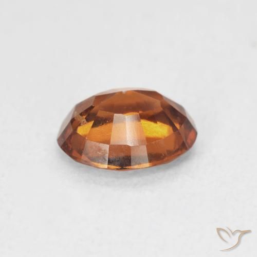 Granato hessonite Arancione Ambra naturale da 1.44 ct, Ovale, VS-SI
