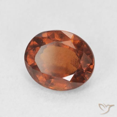 Granato hessonite Arancione scuro naturale da 2.25 ct, Ovale, VS
