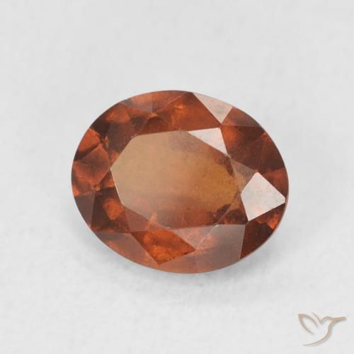 Granato hessonite Arancione Ambra naturale da 1.87 ct, Ovale, VS