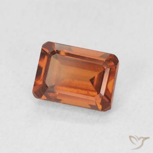 Granato hessonite Arancio Medio naturale da 1.28 ct, Ottagonale / Taglio smeraldo, VVS-VS