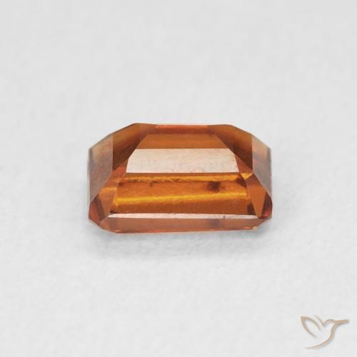 Granato hessonite Arancio Medio naturale da 1.28 ct, Ottagonale / Taglio smeraldo, VVS-VS
