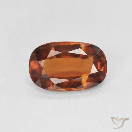 2.11ct Naturale Arancione Ambra Granato hessonite, Cuscino, VVS-VS