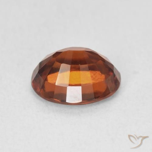 Granato hessonite Arancione scuro naturale da 2.52 ct, Ovale, VVS-VS