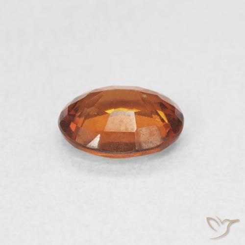 Granato hessonite Arancione Ambra naturale da 0.94 ct, Ovale, VS