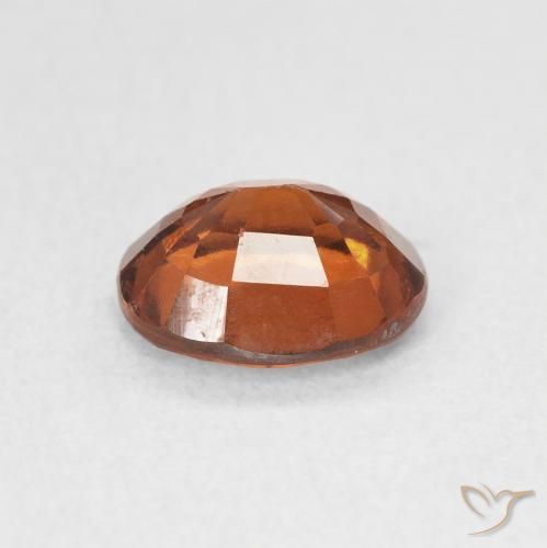Granato hessonite Arancione Ambra naturale da 1.54 ct, Ovale, VVS-VS