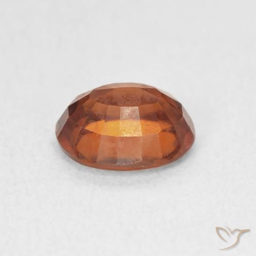 Granato hessonite Arancione Ambra naturale da 1.57 ct, Ovale, VVS-VS