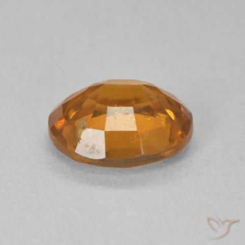 Granato hessonite Arancio Medio naturale da 1.69 ct, Ovale, VS-SI