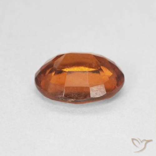 Granato hessonite Arancione scuro naturale da 1.71 ct, Ovale, VS-SI