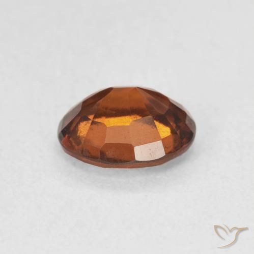 Granato hessonite Arancione rossastra naturale da 1.38 ct, Ovale, VS-SI