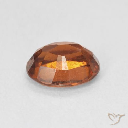 Granato hessonite Arancione rossastra naturale da 1.83 ct, Ovale, VS-SI