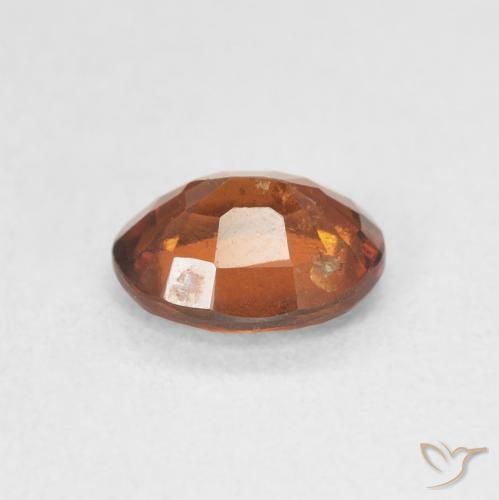 Granato hessonite Arancione scuro naturale da 1.35 ct, Ovale, VS-SI