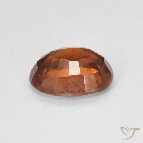 Granato hessonite Medium Dark-Orange naturale da 1.32 ct, Ovale, VS-SI