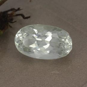 Hiddenite naturale verde da 5,18 ct, taglio ovale, VVS-VS