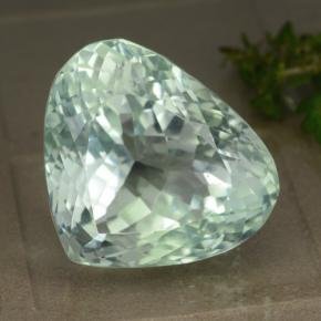 Nascosto Verde chiaro naturale da 53.16 ct, Forma a pera, VS