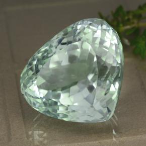 Nascosto Verde chiaro naturale da 53.16 ct, Forma a pera, VS
