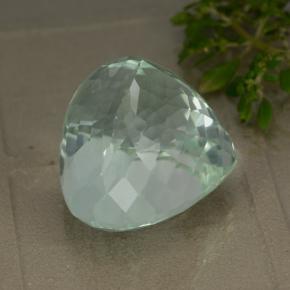 Nascosto Verde chiaro naturale da 53.16 ct, Forma a pera, VS