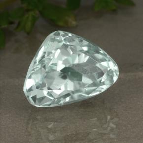 Nascosto Verde chiaro naturale da 6.00 ct, Forma a pera, VS