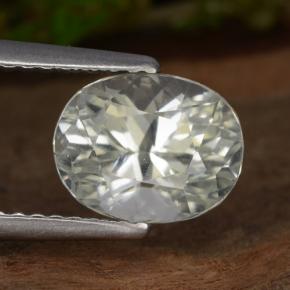 Nascosto Verde chiaro naturale da 2.60 ct, Taglio ovale, VVS-VS