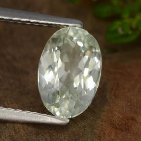 Nascosto Verde chiaro naturale da 2.36 ct, Taglio ovale, VVS-VS