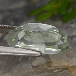 Nascosto Bianco chiaro verdastro naturale da 2.44 ct, Taglio ovale, VVS-VS