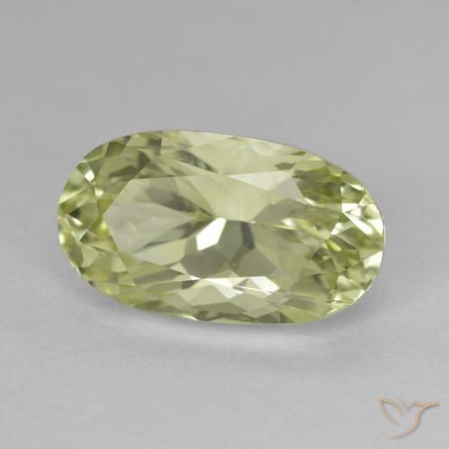 Nascosto Verde chiaro naturale da 9.83 ct, Ovale, VS-SI