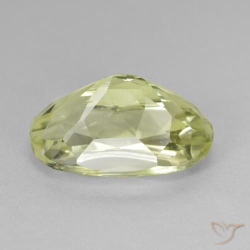Nascosto Verde chiaro naturale da 9.83 ct, Ovale, VS-SI