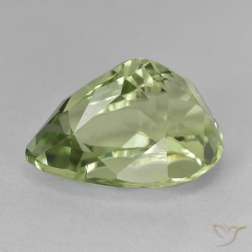 Nascosto Verde medio naturale da 13.80 ct, Forma a pera, VS-SI