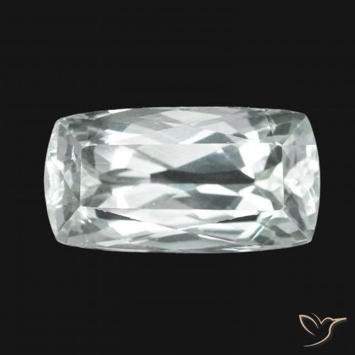 12.50ct Naturale Bianco verdognolo Nascosto, Cuscino, VS