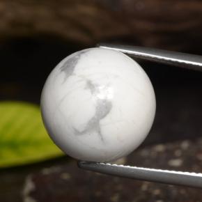 Howlite multicolore bianco naturale da 23,14 ct, sfera, opaco