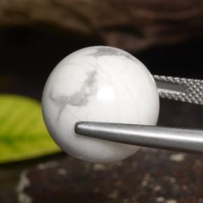 Howlite multicolore bianco naturale da 23,14 ct, sfera, opaco