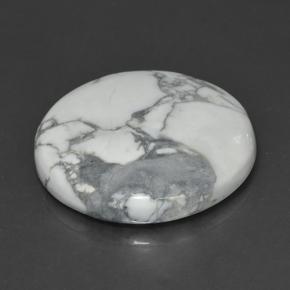 Howlite Multicolore Bianco naturale da 62.63 ct, Taglio rotondo, Opaco