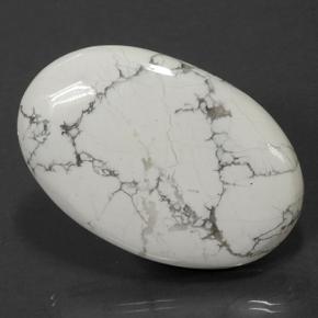 Howlite Multicolore Bianco naturale da 82.30 ct, Taglio ovale, Opaco