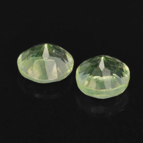 Gemme di Opale ialite Verde chiaro naturale da 0.23 ct, Taglio rotondo, Trasparente