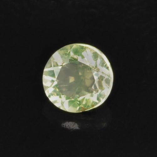 Opale ialite Verde chiaro naturale da 0.09 ct, Taglio rotondo, Traslucido